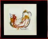 kip by Anton Heyboer, pastel op papier, kip 36x40cm, Anton Heyboer ( 1924 - 2005), pastel op papier, kip 36x40cm, sold Apr 2013