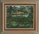 boerderij Delden by Leo Vierhout, olieverf op linnen, Provence 50x70cm, Leo Vierhout, olieverf op linnen, Provence 50x70cm, sold Jan 2013