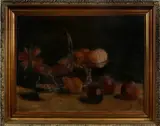 M. de Herdt ca, stilleven, 1920, olieverf op linnen, stilleven met fruit 70x80cm