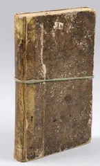 Studieboekje schilder, 19e eeuw, Bijzonder 19e eeuws boekje vol met aquarellen, sepia's en tekeningen gedateerd 1840