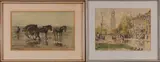 Twee oude litho's ca, Jansen en Bogman, Twee oude litho's ca