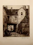 onduidelijk gesigneerd by onduidelijk gesigneerd "L Franse ets, Franse ets, onduidelijk gesigneerd "L, sold Apr 2012