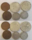 6x China, Foo-Ken-An-Hwei, 6x China, Foo-Ken-An-Hwei zilver/brons ZF 10-20-50 cent Huk-Pek 1905-1920