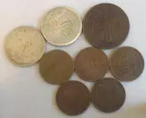 8x China, div. provincies, 8x China, div. provincies; 2x 50 cent zilver, 1x 20 cent brons en 5x 10 cent brons ZF