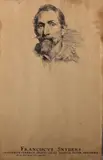 Anthony van Dyck, gravure, Anthony van Dyck(1599 - 1651 Vlaanderen), gravure op papier, Fransicus Snyders, Atn. van Dyck pinxit et fecit aquaforti