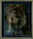 Henk Schuring '68 (geb, acryl op papier, Enschede 1928), Rijkscollectie, acryl op papier 40x49cm