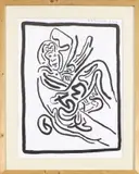 Keith Haring 1986 Nr, zeefdruk, 7/7, litho op papier 47x62cm