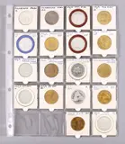 18 Herdenkingsmunten, zilver, M.A.C." (1 zilver, 1 brons)