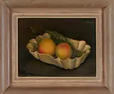 Will '40, stilleven, Will 1940, olieverf op linnen, stilleven met fruit 37x28cm