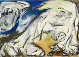 Jacqueline de Jong, "Fièvre d'été", Öl auf Leinwand