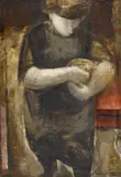 Peter Herkenrath, Frau mit Brot