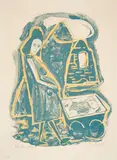 Otto Dix, Frau mit Kind (im Kinderwagen)