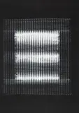 Ohne Titel by Heinz Mack, 1960, Bügel-Abdruck einer Frottage auf schwarzem Karton, sold Nov 2015