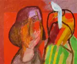 Hans Laabs, Ohne Titel, Öl auf Hartfaser