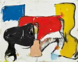 Eddie Martinez, Untitled (Matador Series), 2013, oil, spray paint and enamel on panel