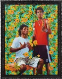 Kehinde Wiley, Untitled (The World Stage: Brazil), 2012, oil on canvas, in artist's frame