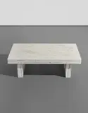 Jenny Holzer, Truisms: All things are delicately interconnected..., 1987, Royal Danby marble bench