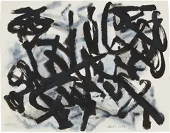 David Smith, ΔΣ 87-12-57, 1957, ink and gouache on paper