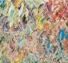Larry Poons, Handmaiden, 2007, acrylic on canvas
