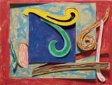 Frank Stella, Steller's Albatross, 1977, glitter, acrylic and oilstick on Tycore
