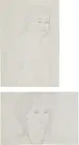 Alex Katz, Two works: (i) Ann; (ii) Croile, 1983, graphite on paper