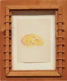 Richard Tuttle, Untitled #34, 1980, watercolor on paper, in artist's frame