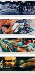 Four Works: (i-iv) Untitled by John Chamberlain, 2001, chromogenic print, sold Feb 2019