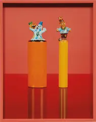 Ghost, Scarecrow by Elad Lassry, 2011, chromogenic print, in artist's frame, sold Feb 2019