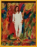 Elad Lassry, Woman (Painting), 2010, chromogenic print, in artist's frame