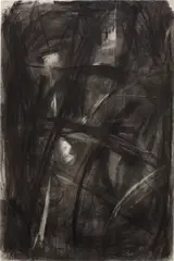 Louise Fishman, Untitled, 1985, charcoal on paper
