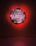 Kiki Seror, Not of Her Body, Her Thoughts Can Kill, Dulcinea, 2002, digital duratran, plastic and neon