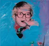 Andy Warhol, David Hockney, 1974, acrylic and silkscreen ink on canvas
