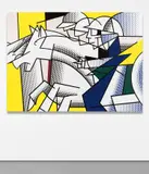 Roy Lichtenstein, Horse and Rider, 1976, oil and Magna on canvas
