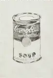 Andy Warhol, Soup Can, 1962, graphite on paper