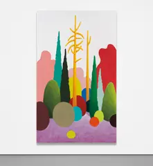 Nicolas Party, Landscape, 2015, pastel on canvas