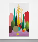 Nicolas Party, Landscape, 2015, pastel on canvas