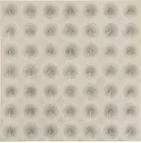Eva Hesse, No title, 1967, nylon string, ink and graphite on paper, mounted to museumboard