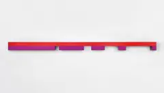 Donald Judd, Untitled, 1987, anodized aluminum