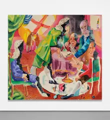 Dana Schutz, Signing, 2009, oil and acrylic on canvas