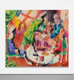 Dana Schutz, Signing, 2009, oil and acrylic on canvas