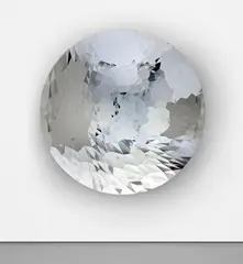 Untitled by Anish Kapoor, 2012, stainless steel and resin, sold May 2019