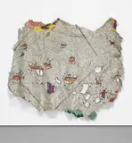 El Anatsui, Alter Ego, 2014, aluminum bottle caps and copper wire