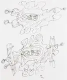 Jean Dubuffet, Deux Automobiles (Peugeot, Fiat)