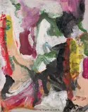 Willem de Kooning, Untitled, 1976, oil on newsprint mounted on canvas