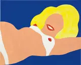 Tom Wesselmann, Cut-Out Nude Study, 1965, acrylic and paper collage on painted paper
