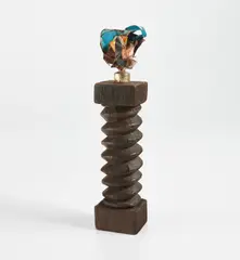 John Chamberlain, Tiny Piece #7, 1961, painted tin