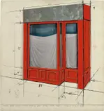 Christo, Orange Store Front (Project) Part I