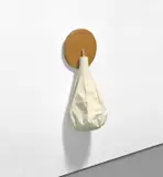 Claes Oldenburg, Punching Bag, 1968, canvas stuffed with kapok, mounted on wood