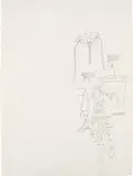 Jean-Michel Basquiat, Untitled (Insect Order), 1982-1983, graphite on paper