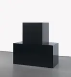 Sol LeWitt, Black Cubes, 2000, enamel on fiberglass